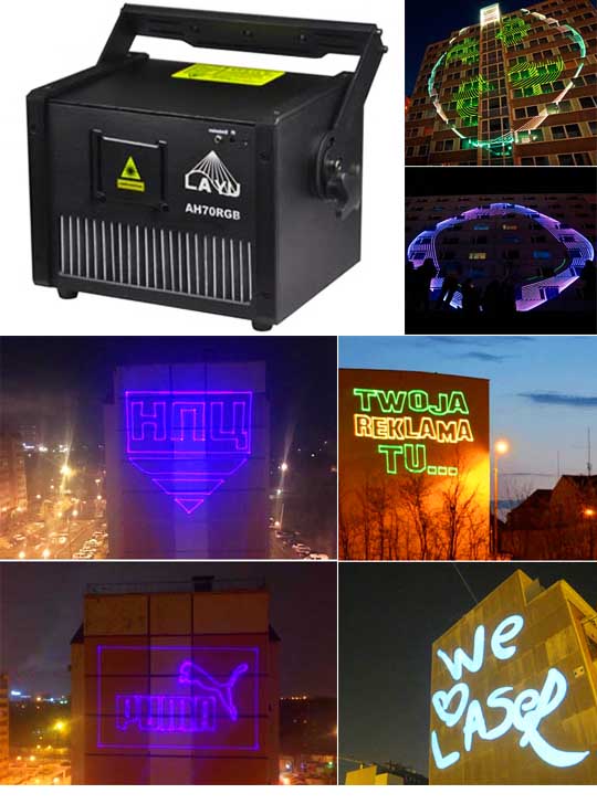 Профессиональный рисующий лазер AH70RGB Pro Max